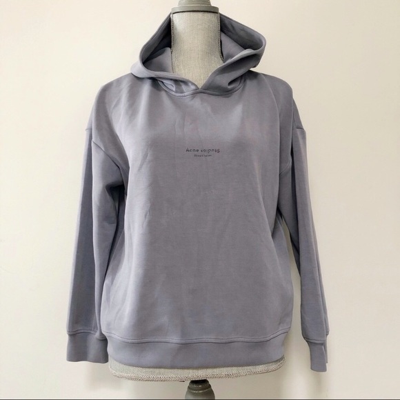 Acne Studios Tops - Acne studios reverse logo silky hoodie